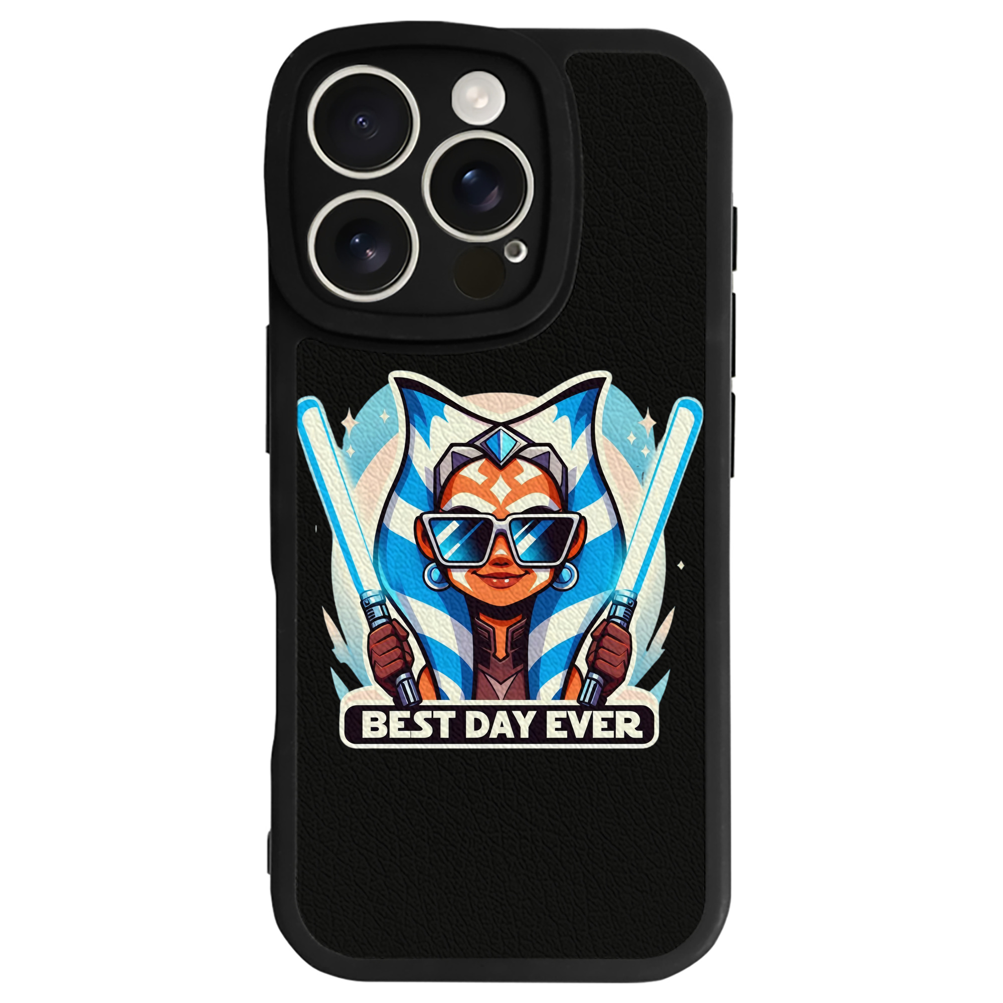 （画像用） スター・ウォーズ Star Wars 【iPhone 16シリーズ対応】シリコンスマホケース（レザー調） 材質：シリコン